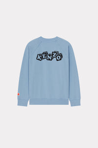 Sweatshirt ajusté "Boke Boy" - Cyan