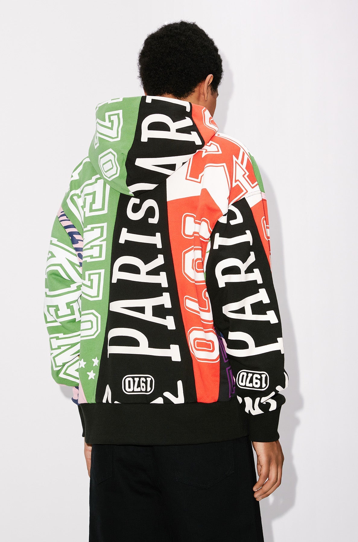 Kenzo Flag" hooded sweatshirt - Multicolor
