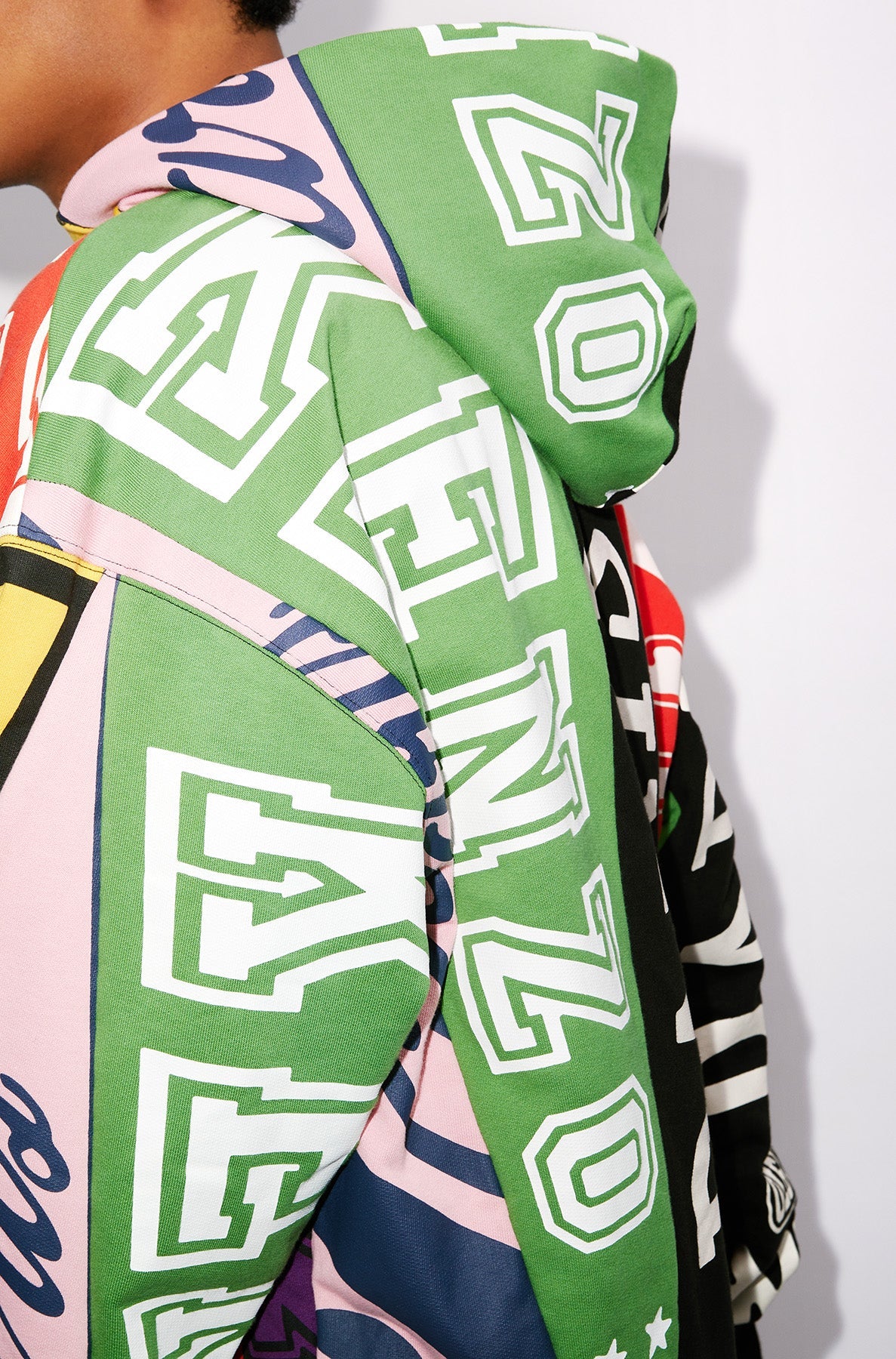 Kenzo Flag" hooded sweatshirt - Multicolor