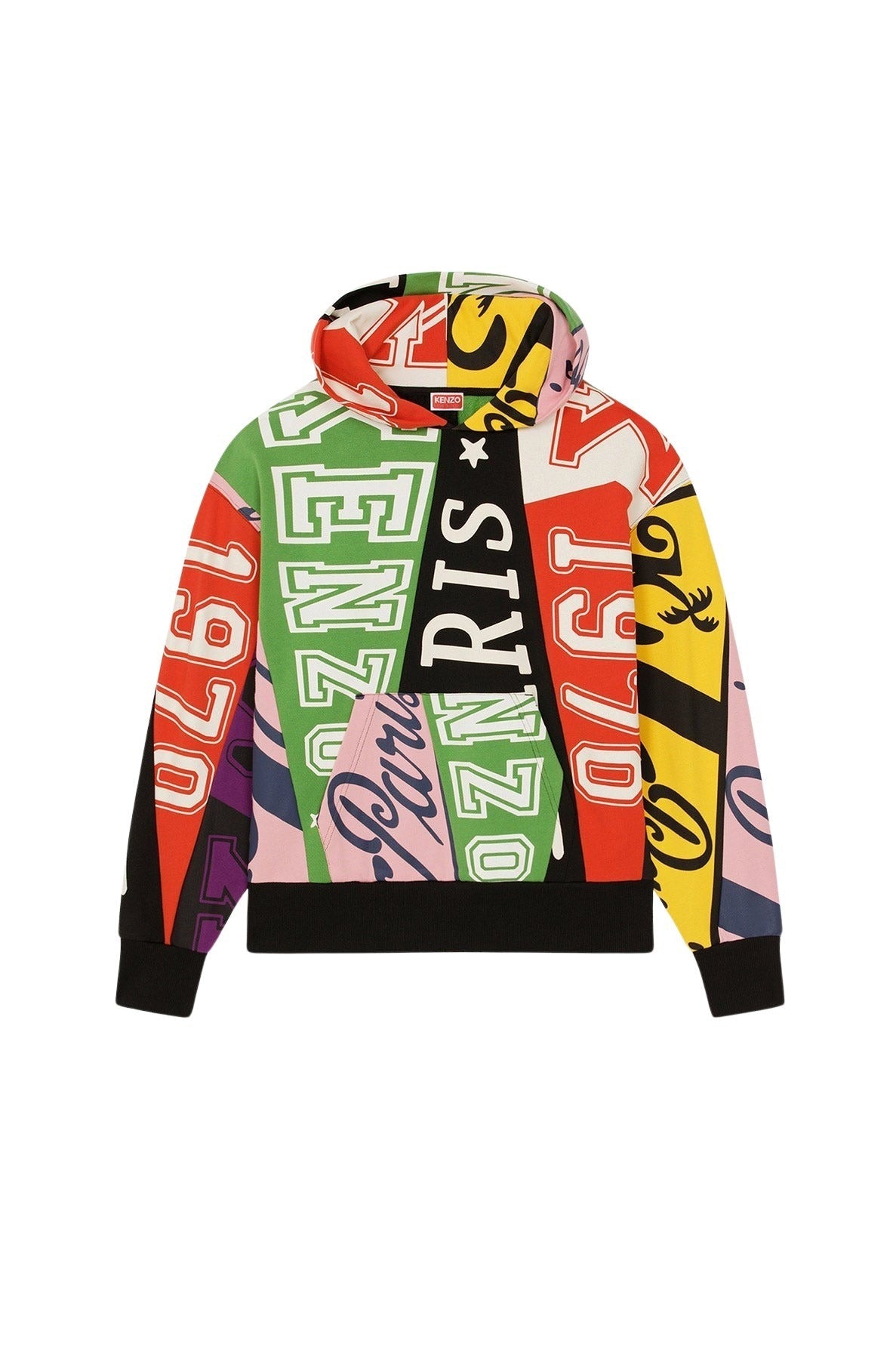 Kenzo Flag" hooded sweatshirt - Multicolor