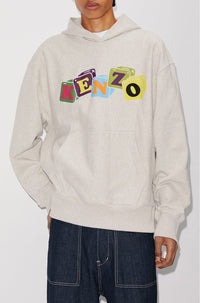 Sweatshirt oversize à capuche "Boke Boy" - Pale Grey