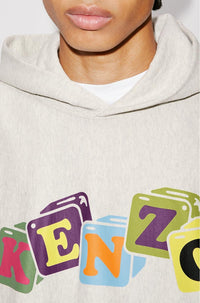 Sweatshirt oversize à capuche "Boke Boy" - Pale Grey