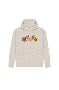 Sweatshirt oversize à capuche "Boke Boy" - Pale Grey
