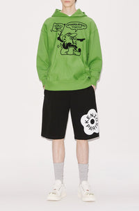 Boke Boy Travels oversize hoodie - Grass Green