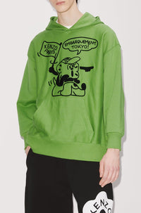 Boke Boy Travels oversize hoodie - Grass Green