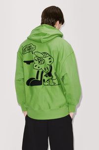 Boke Boy Travels oversize hoodie - Grass Green