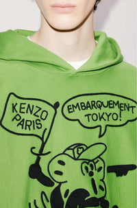 Boke Boy Travels oversize hoodie - Grass Green