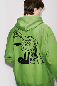 Boke Boy Travels oversize hoodie - Grass Green