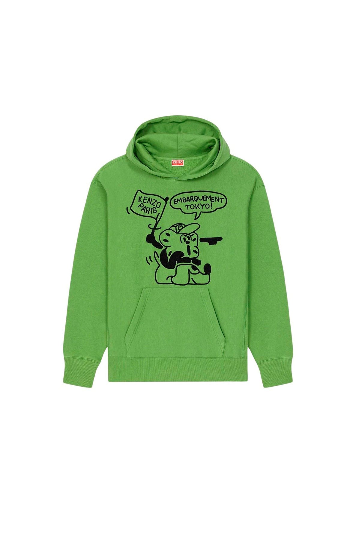Boke Boy Travels oversize hoodie - Grass Green