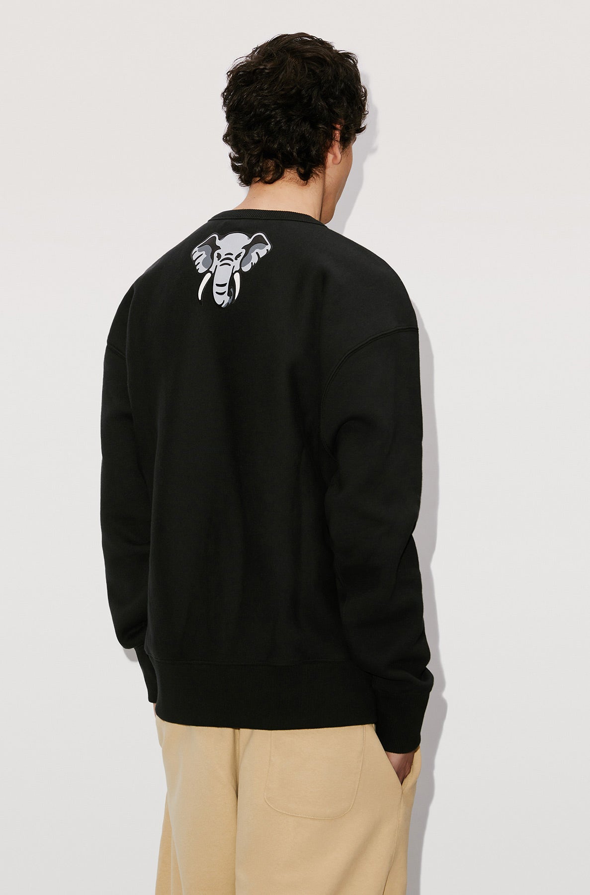 Sweatshirt oversize "Kenzo Sailor" - Black