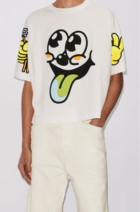 Boxy Boke Boy T-shirt - Off White