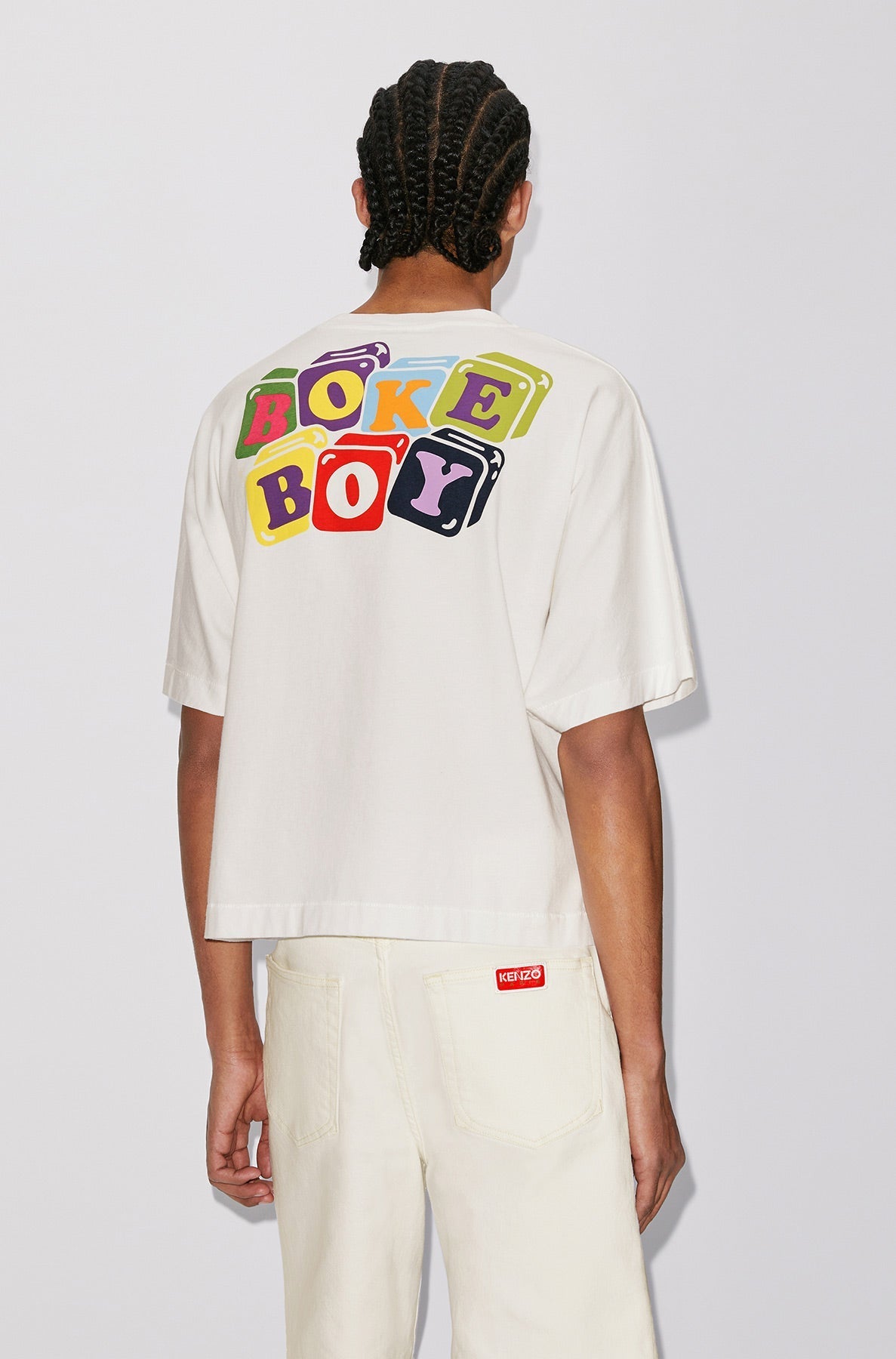 Boxy Boke Boy T-shirt - Off White