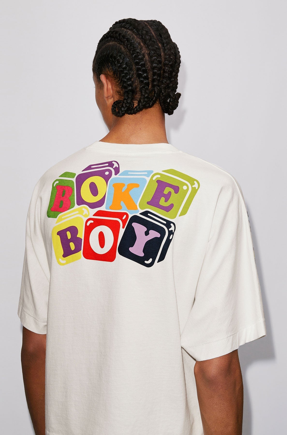 Boxy Boke Boy T-shirt - Off White