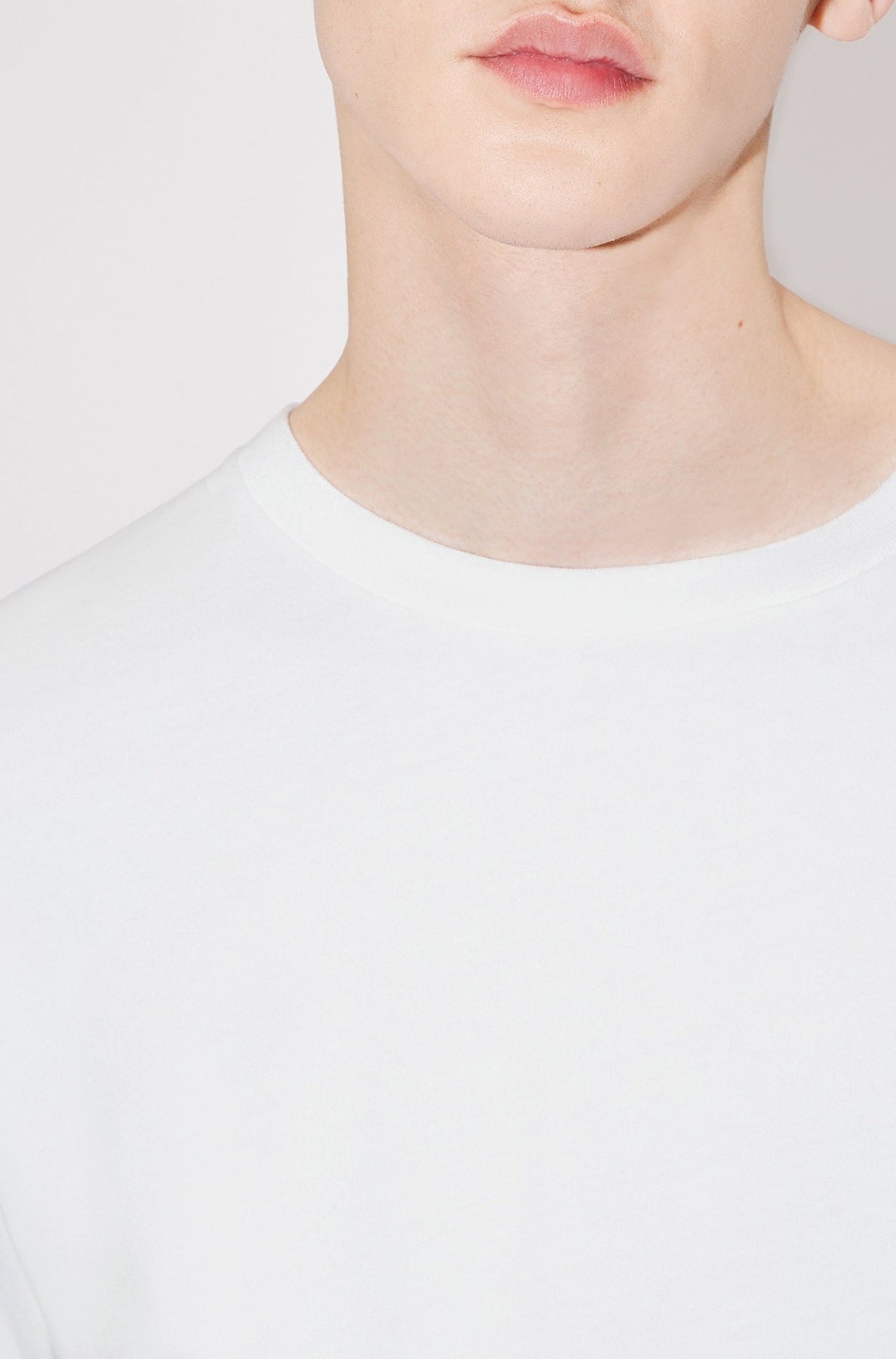 T-shirt à manches longues brodé Boke Flower - White