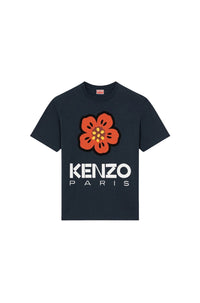 T-shirt Boke Flower - Midnight Blue
