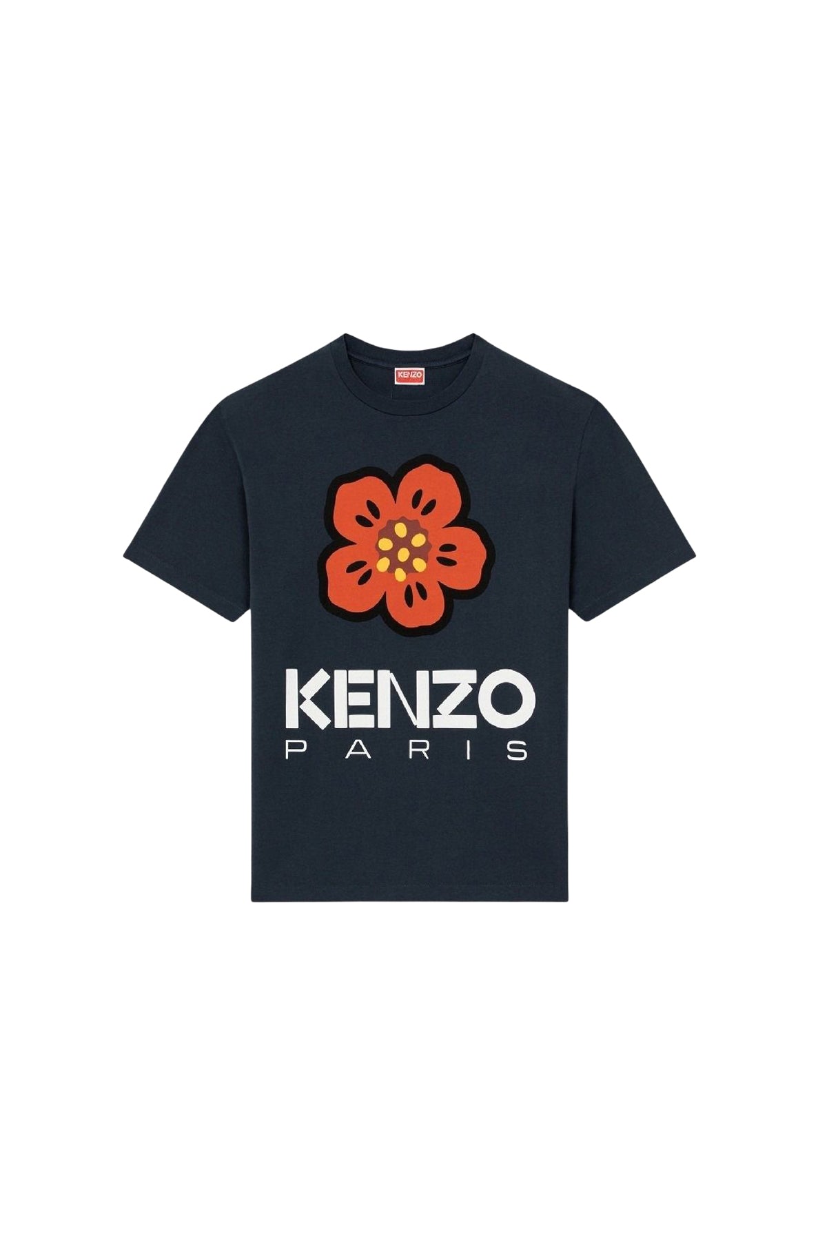 T-shirt Boke Flower - Midnight Blue
