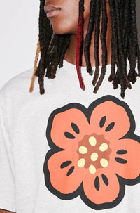 Boke Flower T-shirt - Pale Grey