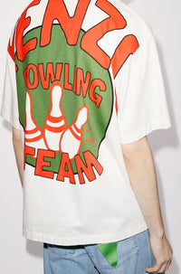 Kenzo Oversized Bowling T-Shirt - Off White