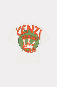 Kenzo Oversized Bowling T-Shirt - Off White