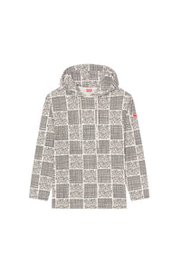 Patchwork loose hoodie - Off White