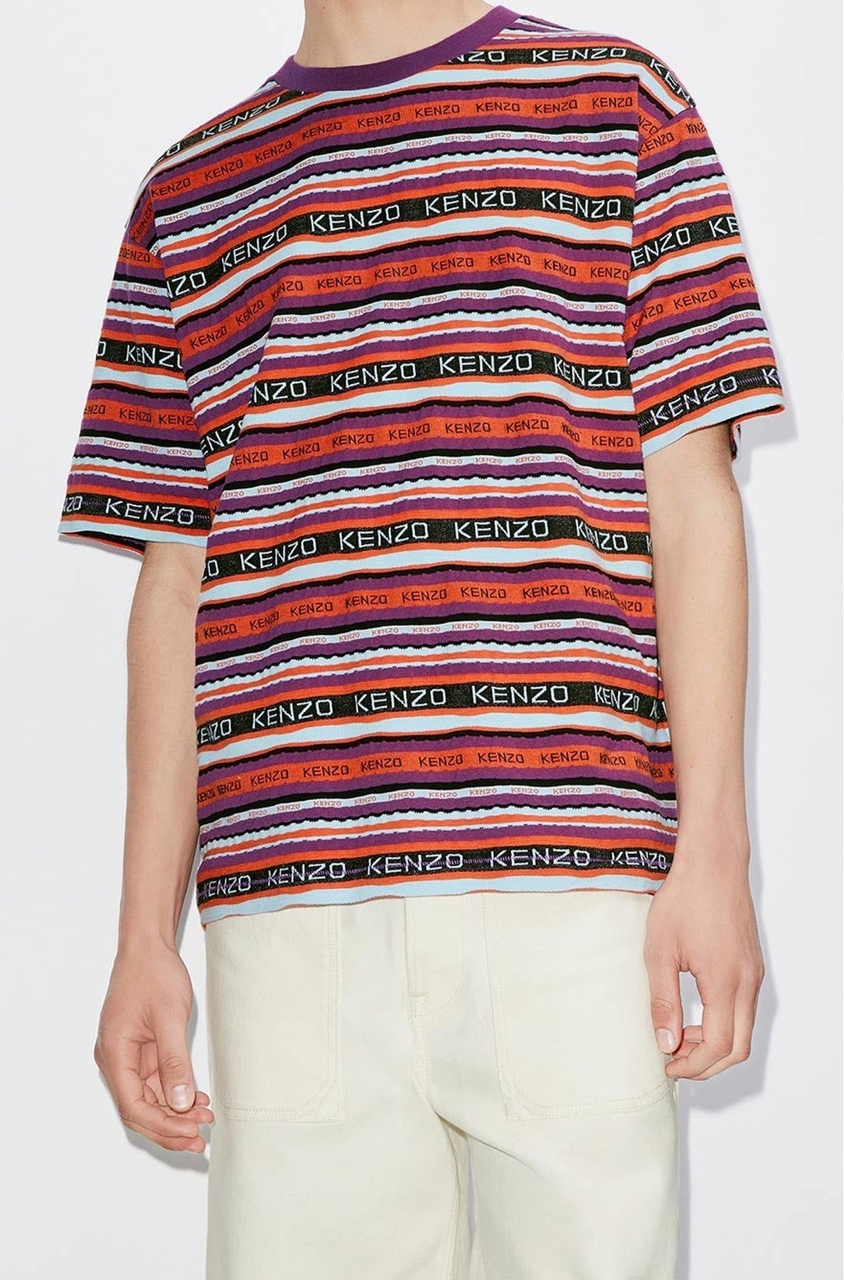 T-shirt Surf Stripes oversize - Midnight Blue