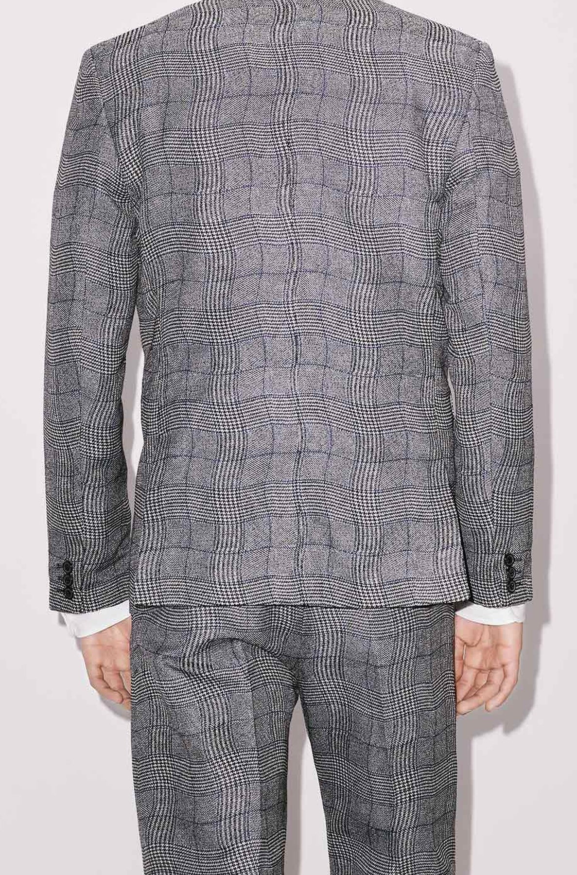 Blazer Wavy Check - Black