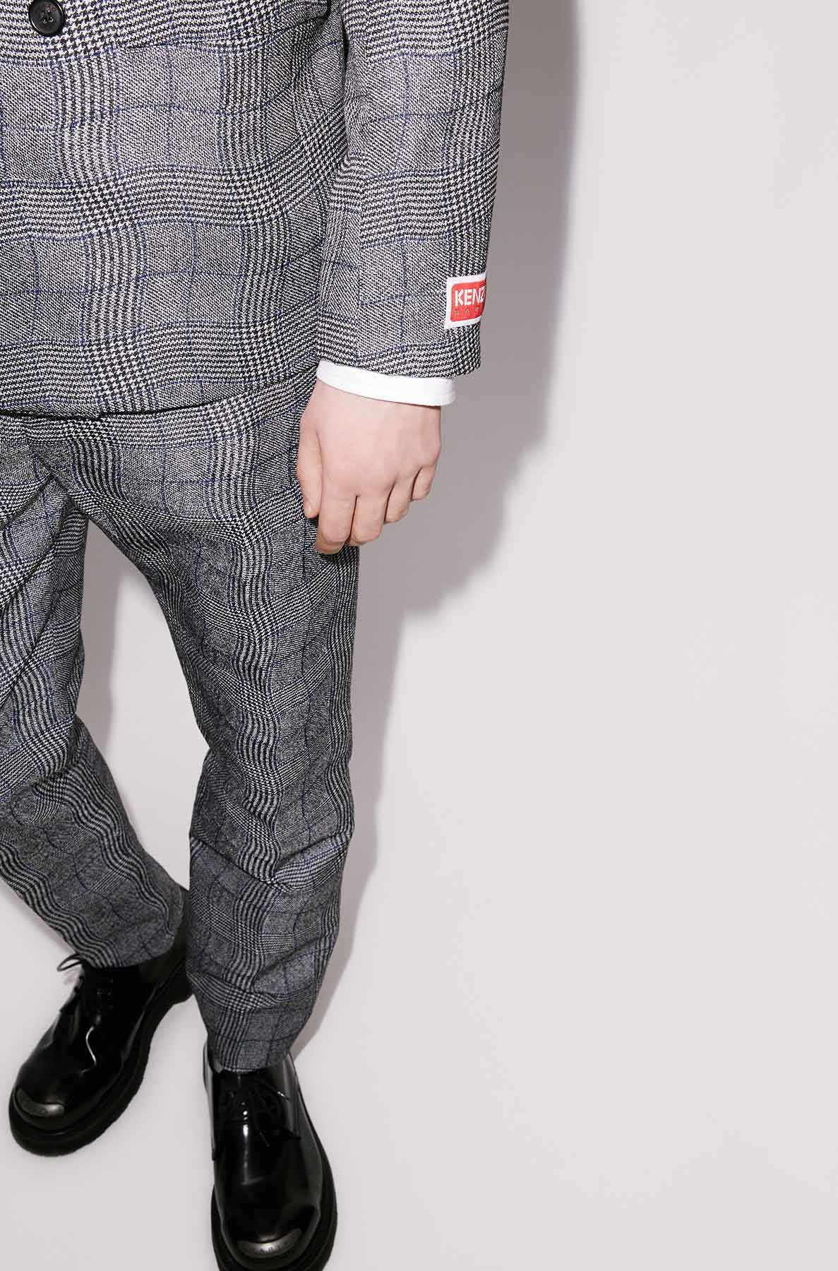 Blazer Wavy Check - Black