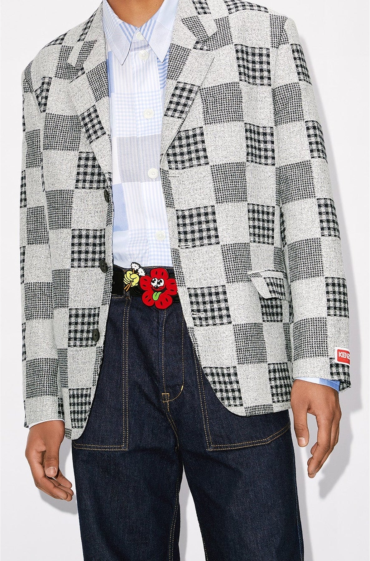Veste à carreaux - Midnight Blue