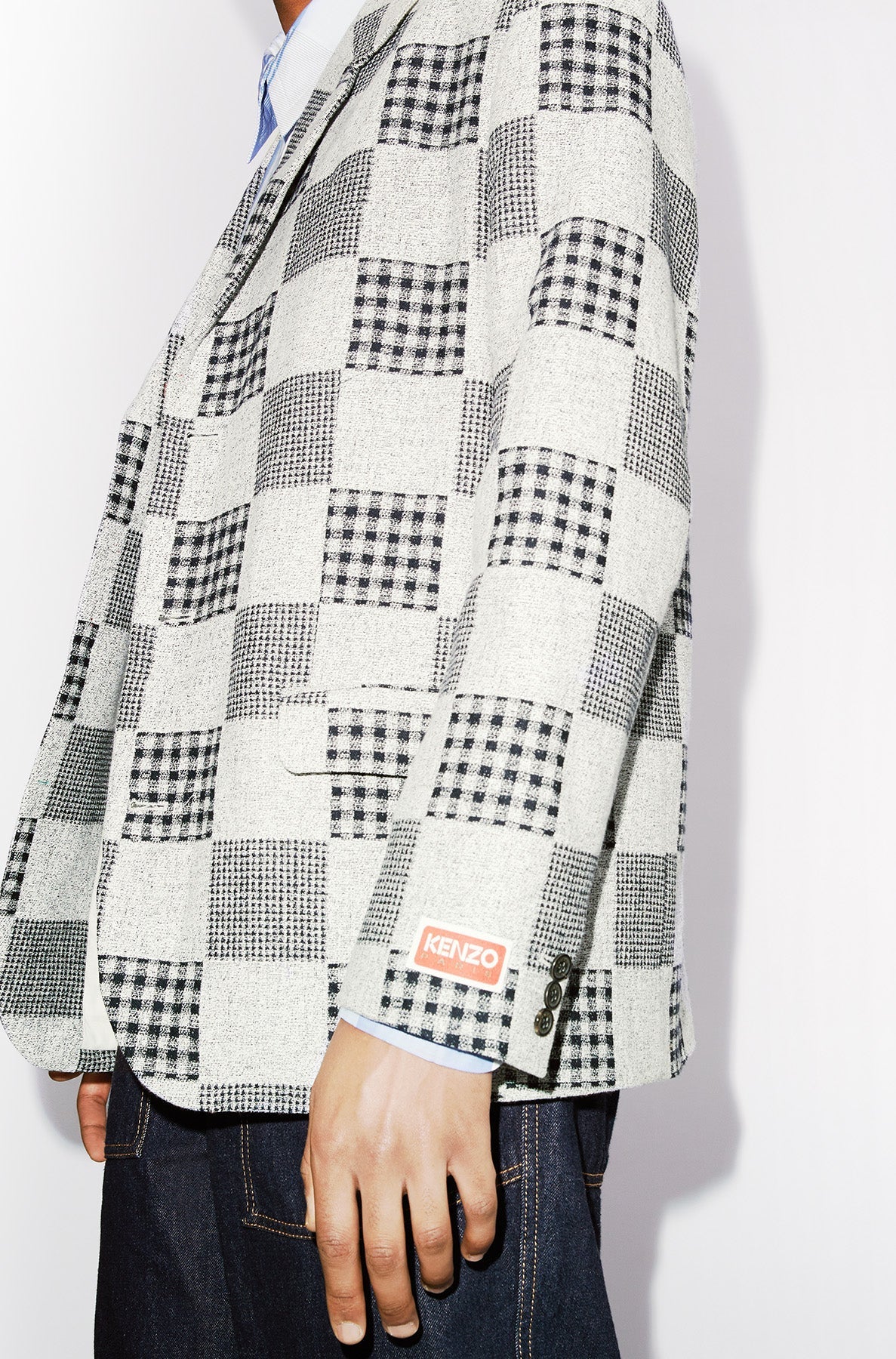 Veste à carreaux - Midnight Blue