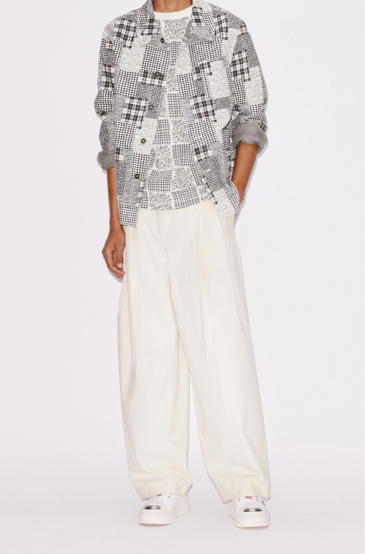 Veste Patchwork - Off White