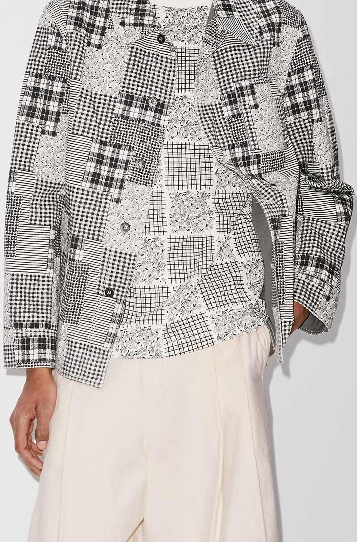 Veste Patchwork - Off White