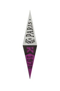 Foulard Baseball Flag en soie - Purple