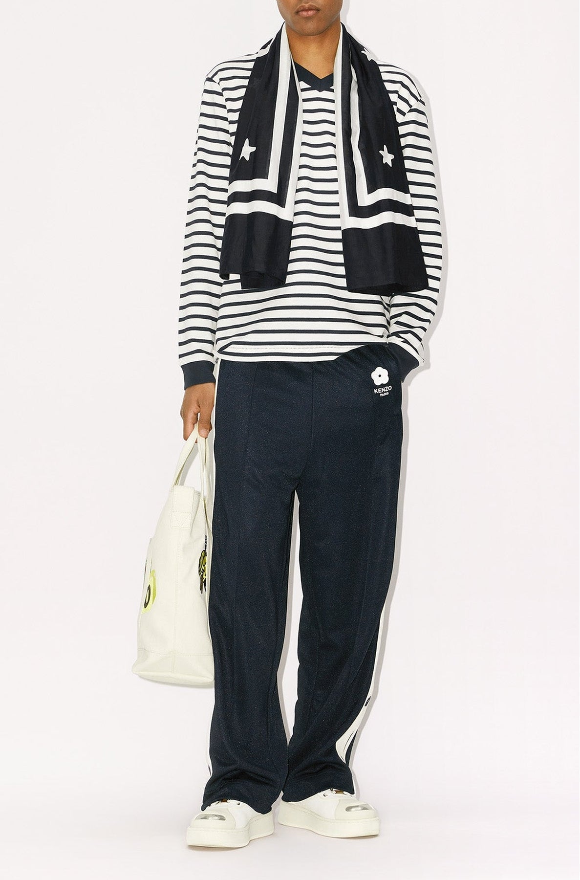 Grand carré "Lighthouse" - Off White