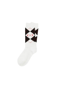 Chaussettes jacquard - Off White