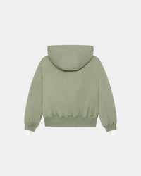 Kenzo Teddy Flower Short Parka - Sage Green