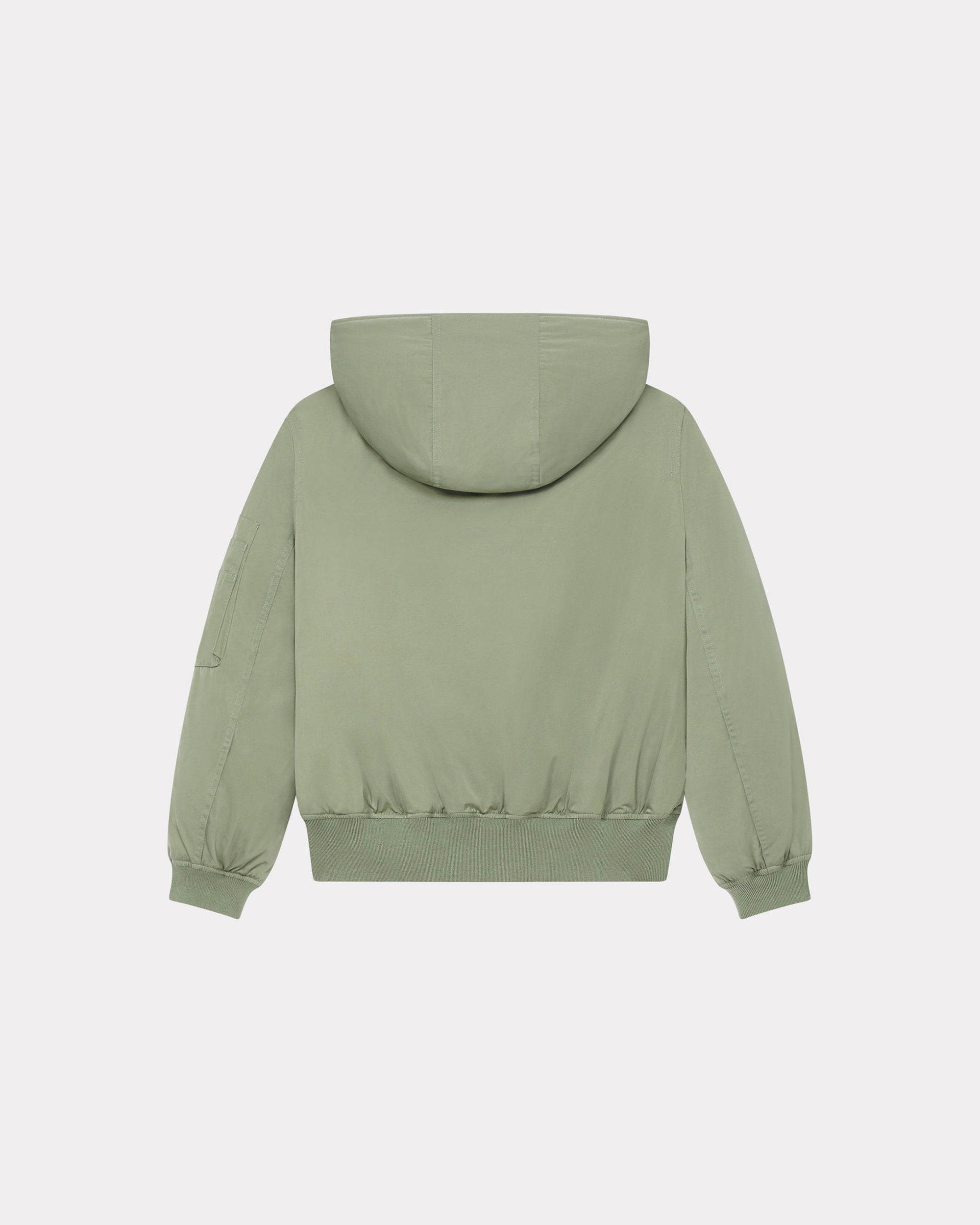 Kenzo Teddy Flower Short Parka - Sage Green