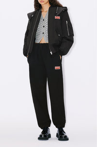 Parka courte "Kenzo Teddy Flower" - Black