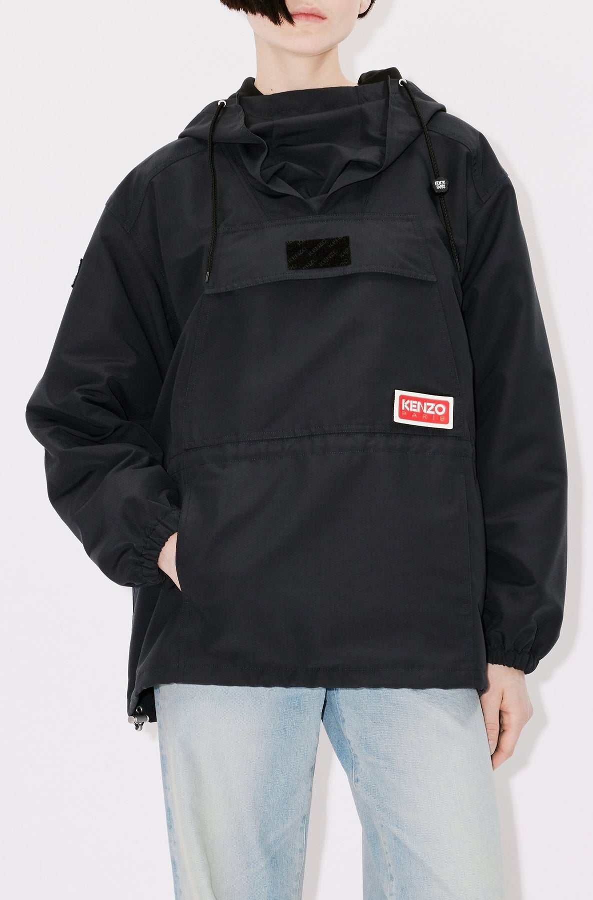 Coupe-vent à capuche "Kenzo Paris" - Black