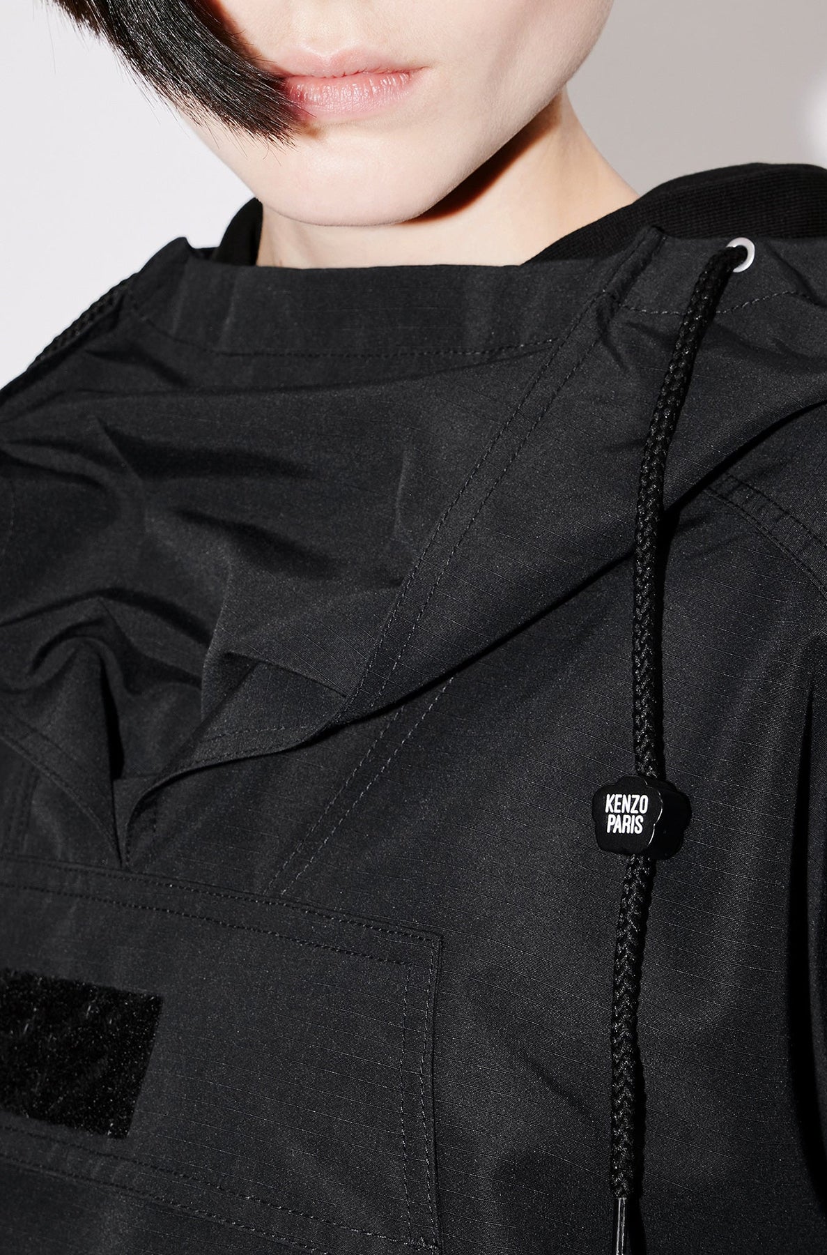 Coupe-vent à capuche "Kenzo Paris" - Black