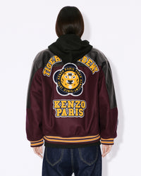 Teddy "Kenzo Tiger Academy" en laine - Prune