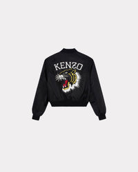 Bomber brodé "Varsity Jungle" - Black
