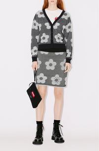 Cardigan "Kenzo Flower Spot" - Black