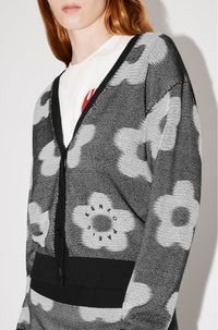 Cardigan "Kenzo Flower Spot" - Black