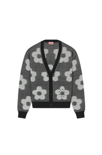 Cardigan "Kenzo Flower Spot" - Black