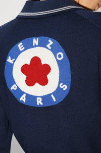 Cardigan "Kenzo Target" en laine - Midnight Blue