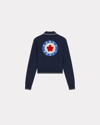 Cardigan "Kenzo Target" en laine - Midnight Blue