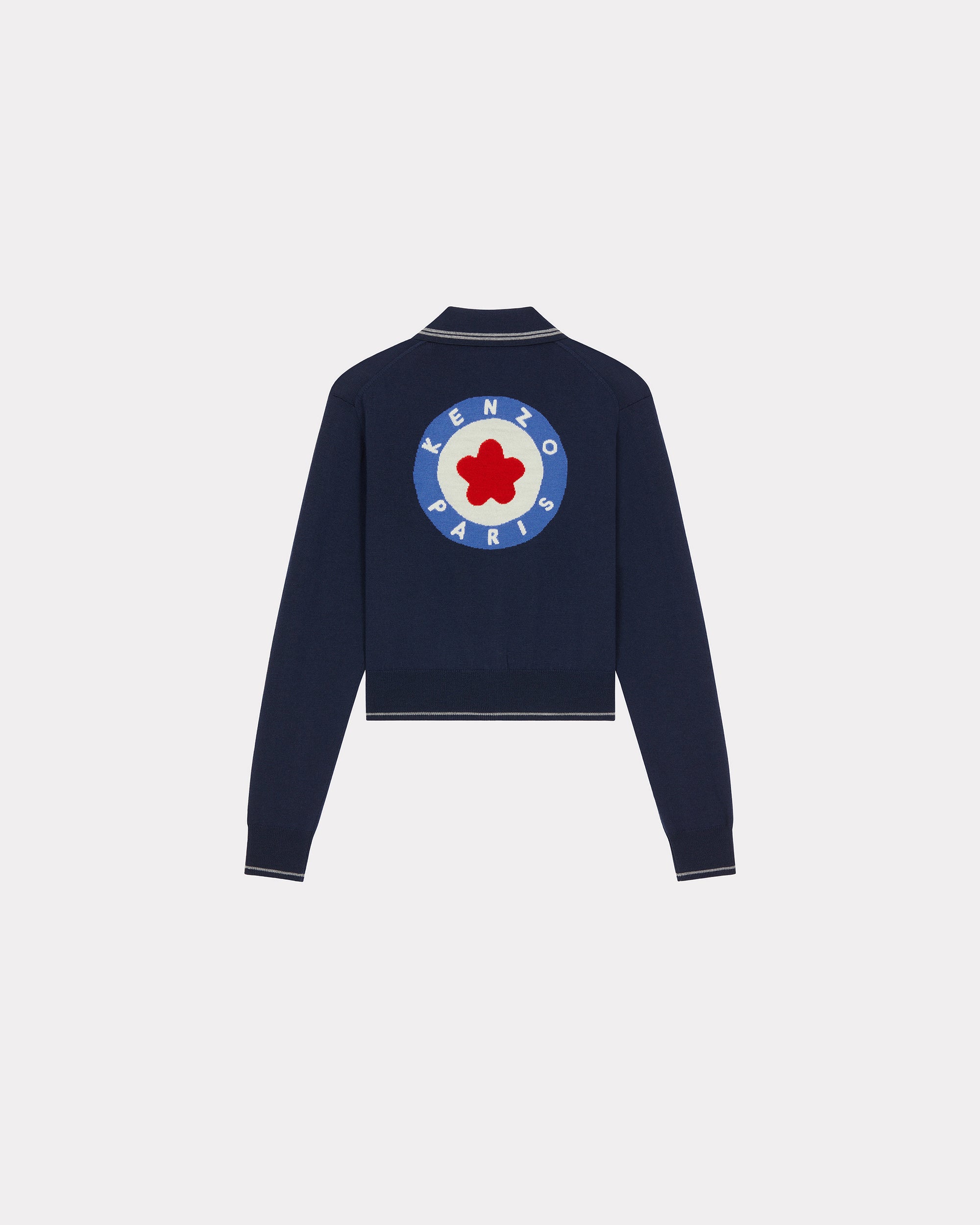 Cardigan "Kenzo Target" en laine - Midnight Blue