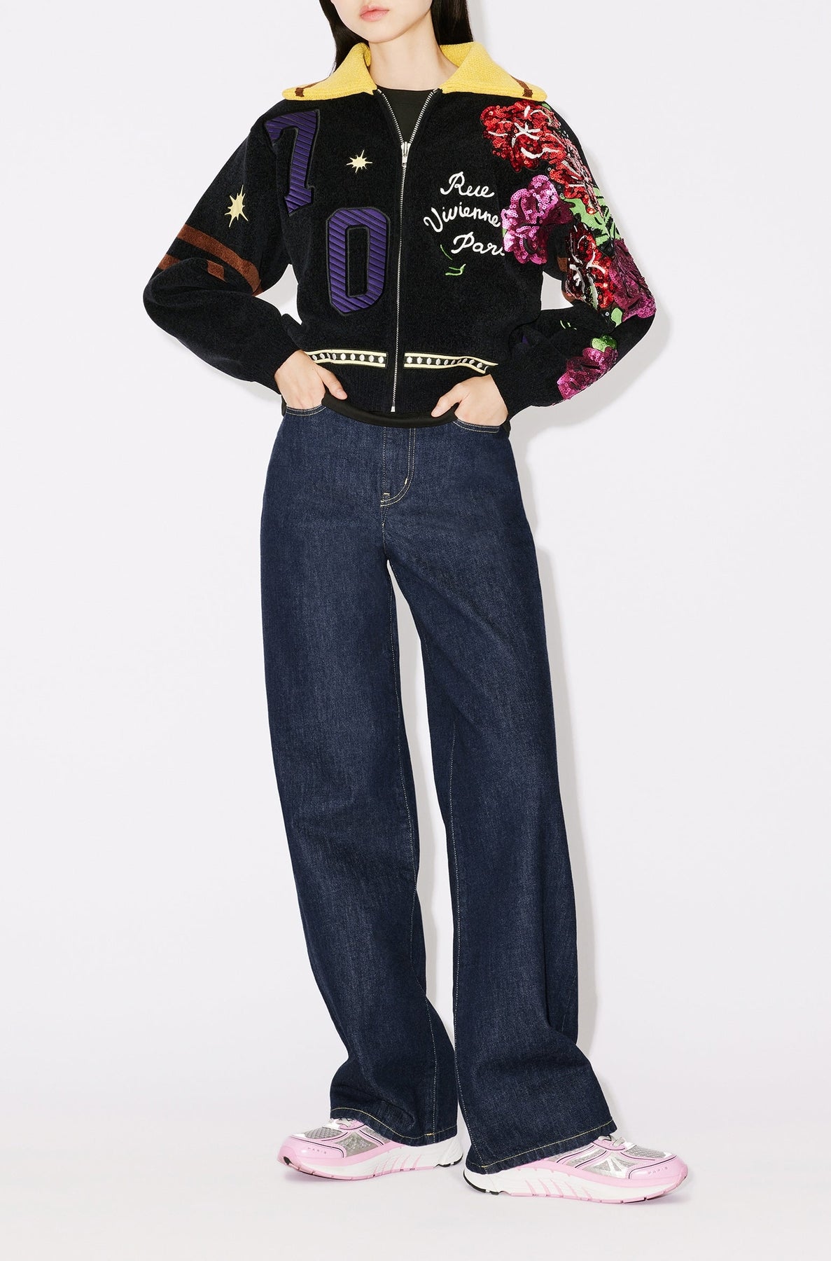 Pull à zip "Kenzo Party" - Black