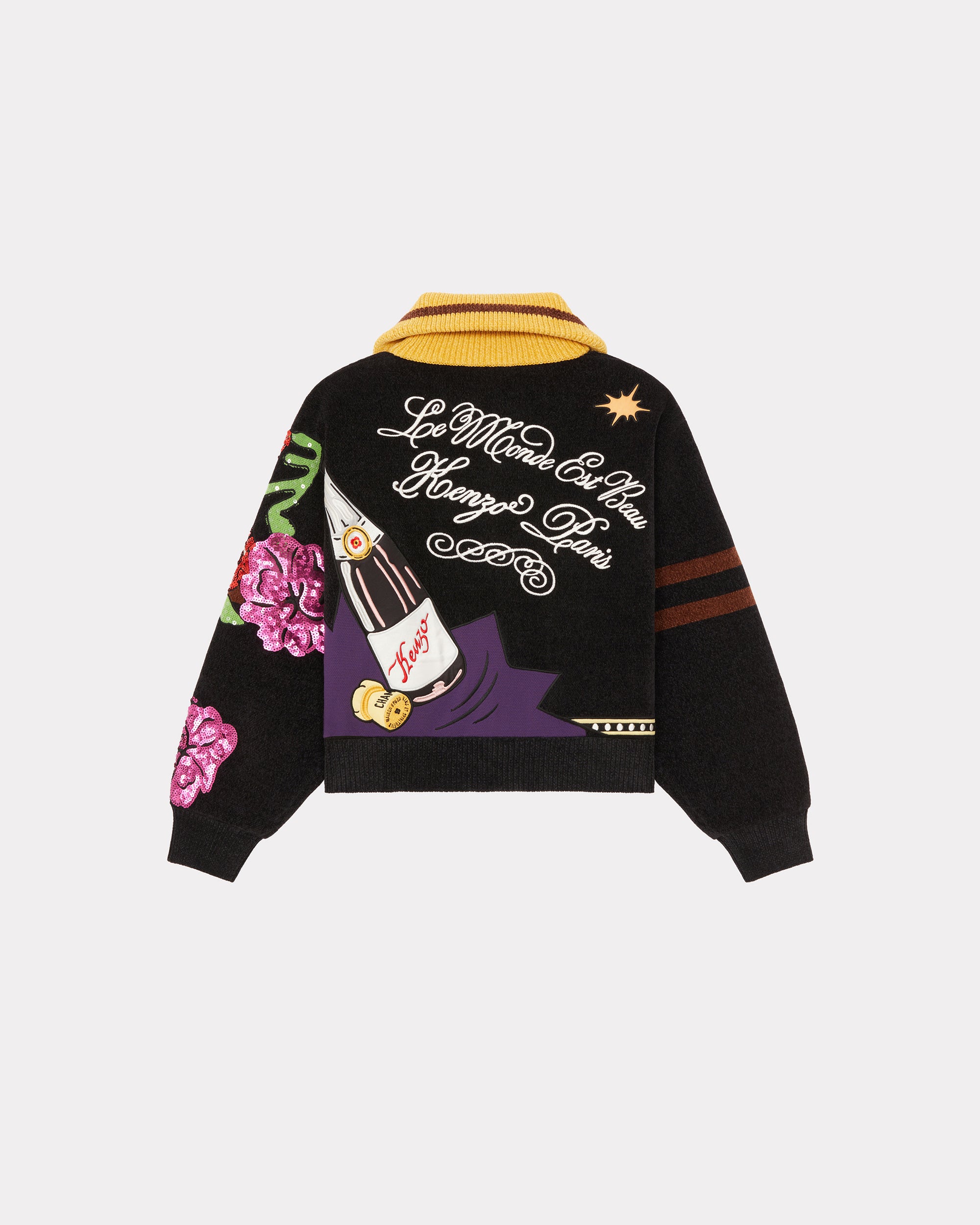 Pull à zip "Kenzo Party" - Black