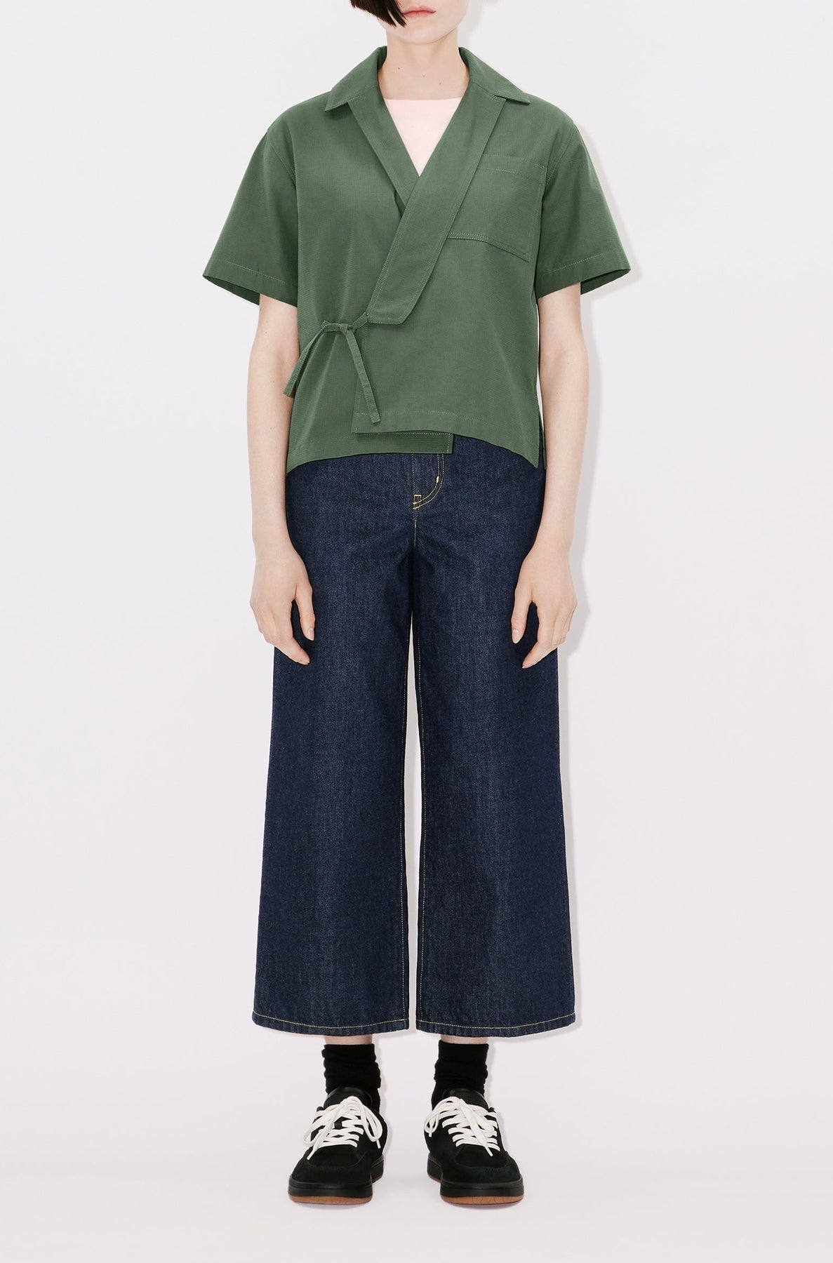 Chemise kimono - Dark Khaki